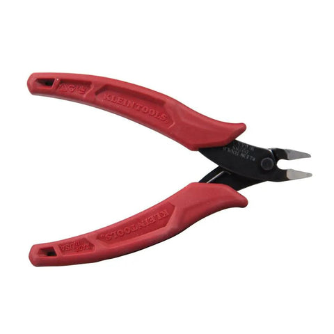 Ultra Slim 5-Inch Diagonal Flush Cutters For Micro Wire And Zip Ties, Precise Flat Cut With Pinch Cutting, Tight Space Cutter