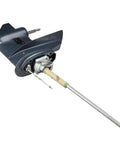 Heavy Duty Long Shaft Lower Unit Assembly Fits 25HP 30HP Two Stroke Outboard Motor Replacement Gearcase 69P45300 in gray.