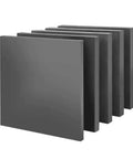 Ultra Pure Graphite Plate Block Sheet Pro Grade 99.99 Percent High Purity Electrode Grade Graphite 3x100x100 mm, stack of five plates
