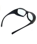 Top Shelf Heavy Duty Infrared Laser Safety Glasses Locking Down Your Sight During Holmium And Thulium Work 1900 To 3000Nm OD4 Protection side view of sleek black frame