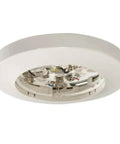 Versatile Smoke Detector Base B114LP For Photoelectric And Ionization Heads UL 268A Certified ceiling mount with solid build.