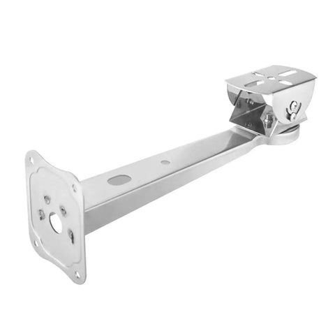 Top Shelf Universal Stainless Steel CCTV Security Camera Mount Bracket For IP Dome Cameras, Rock Solid Outdoor Indoor Wall Or Pole Stand With Cable Management System