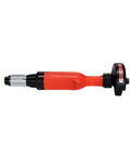 Ultra Pro Grade Pneumatic Angle Grinder Air Powered Surface Sander with red handle and black attachment for industrial use.