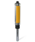 Top and Bottom Bearing Flush Trim Router Bit One Quarter Inch Shank Pro Grade Carbide Inserts for Durability Anti Kickback Design