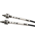 Replacement P60 P80 And W8 Parts For Two Meter FT 42 Fiber Optic Sensor FT42 close-up of sensor cables with connectors