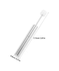 Super Quiet Trash Can Damper Kit For Kitchen And Office Use 4 Pack With Hydraulic Piston Lid Close System Soft Close Hinges Delivers Smooth Silent Lid Closure Reduces Noise And Jams Easy Install By VICASKY, stainless steel piston view