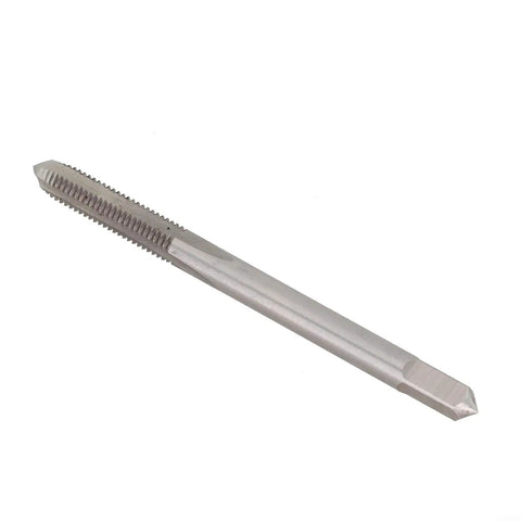 Machine Tap 8 40 UNC Thread HSS 6542 3 Flute Threading Tool for Metalworking, showing straight flute detail, industrial use