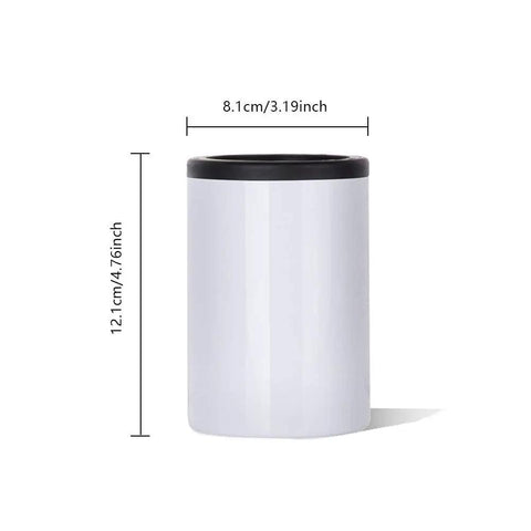 4 Pack 12 Oz Sublimation Can Insulators White Stainless Steel Beer Can Coolers For Tumbler Press And Mug Press Printing Oven Use