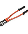 24-Inch High Leverage Compound Bolt Cutter With Stabilizer Handles, Center-Cut Jaws, beefy metal cutter on white background