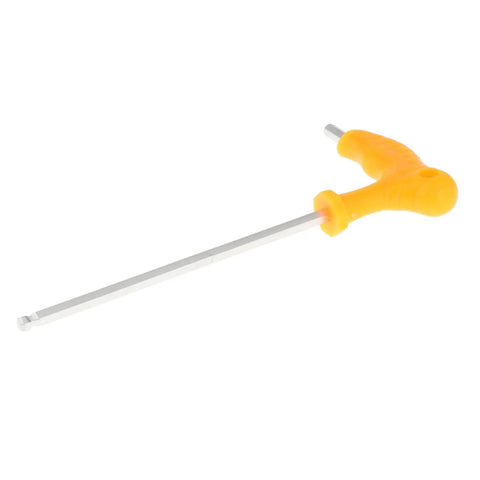 Pro Grade Fencing Wrench and Stainless Steel Protector with yellow handle, epee gear tool for training and competitions