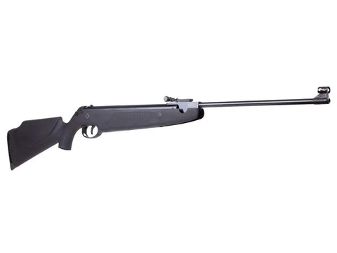 Dragon Air Rifle .177 Caliber With 1000 FPS Velocity, Anti-Shock Fiber Stock, side view of precision target gun