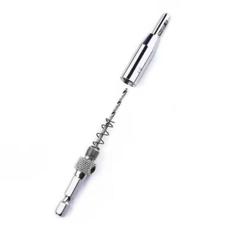 Three Piece Self Centering Hinge Drill Bit Set For Woodworking, High Speed Steel Bits For Door And Window Hinges, close-up view