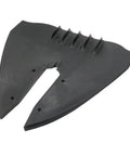 Red Sport 200 Whale Tail Hydrofoil Stabilizer For 8 to 40 HP Outboard Motors, top view showing smooth black surface.