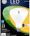 Led Flood Light Bulb Indoor Soft White 1070 Lumens 13W Dimmable No Fuss BR40 Flood Light With 2700K Color box packaging