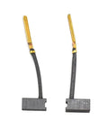 Top Shelf Japanese Carbon Brush Set For Dewalt And Porter Cable Power Tools Oem Replacement Part 44586125 with copper terminals.