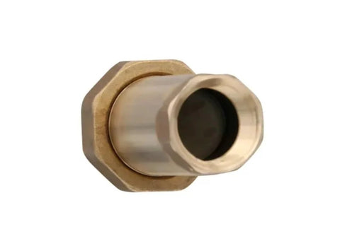 Watts LF7RU2-2 lead-free brass MPT dual check valve, 3/4 inch, 1-piece, side view