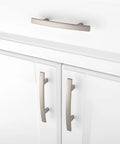 20 Pack 3 Inch Brushed Nickel Kitchen Cabinet Pulls Satin Silver Handles For Cabinets And Furniture Smooth Rounded Corners Prevent Snags