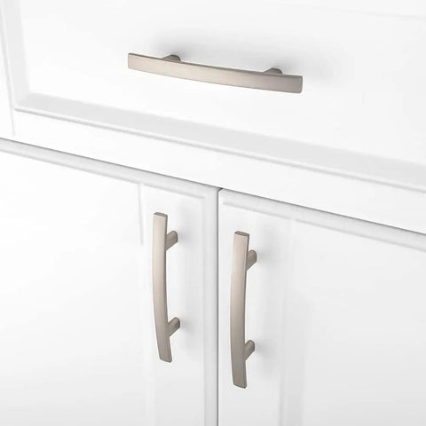 20 Pack 3 Inch Brushed Nickel Kitchen Cabinet Pulls Satin Silver Handles For Cabinets And Furniture Smooth Rounded Corners Prevent Snags