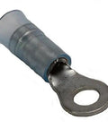 Nylon insulated ring terminal from 12 Terminal Ground Distribution Block Kit With One Quarter Inch Stud Nickel Plated Bus Bar And Twelve Stainless Steel Terminal Screws Plus Premium Nylon Insulated Ring Terminals For Auto Electrical Wiring Rugged Durable Setup