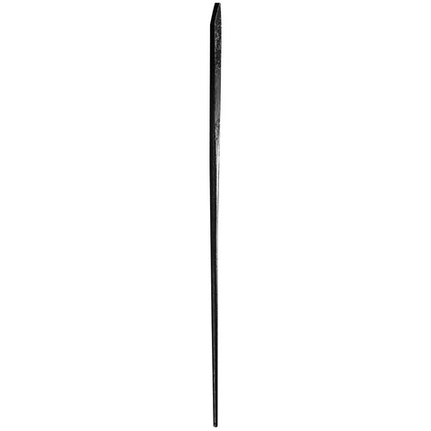 Pinch Point Crowbar, 48 Inch Heavy Duty Pry Bar With Heat Treated Steel For Maximum Strength, side view of straight bar