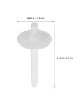 12 Pack Sewing Machine Spool Holder Pins For Easy Thread Spool Replacement And Stability White Plastic Spool Holder For Quick Setup Broad Compatibility With Most Sewing Machines Durable And User Friendly, 2.16 in x 0.98 in white plastic pin