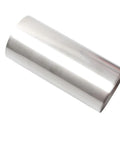 Badass Corrosion Resistant Titanium Foil Belt For Heavy Machinery And Auto Repair Top Shelf Pure Metal Sheet 0 2mm X 300mm X 200mm showing a shiny cylindrical titanium foil.