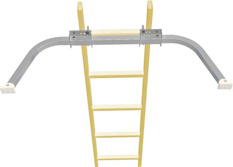 Ladder Stabilizer Accessory for Roof Gutter and Wall Ladders, Heavy Duty Extension Ladder Standoff, No Hassle Setup, 375 Lb Weight Rating, Universal Fit for Most Aluminum and Fiberglass Ladders