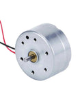 Close-up of a single motor from 10 Pack DC Motors 1.5V-6V Mini Hobby Motors 3000-8000 RPM For Fans RC Boats Airplanes Cars Science Experiments