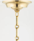 Straight Killer One Light Ceiling Pendant With Distressed Bronze Brass Frame And Textured Glass Dome top view showing adjustable chain and canopy.