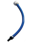 Replacement Flush Hose For WaveRunners And Boats OEM Quality Swivel Fitting Solid Color Plug And Play Fit Model MWV-FLUSH-HS-BL, blue