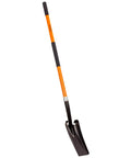 Heavy Duty Trench Shovel For Clean Trenches With Fiberglass Handle 58 Inch Long 4 Inch Trenching Shovel Durable High Carbon Steel Blade