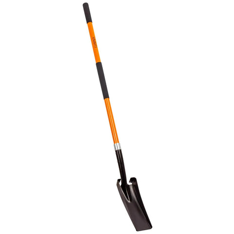 Heavy Duty Trench Shovel For Clean Trenches With Fiberglass Handle 58 Inch Long 4 Inch Trenching Shovel Durable High Carbon Steel Blade