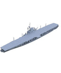 1/700 Scale USS Midway Class Aircraft Carrier CV-41 Water Line Model Kit, Unassembled And Unpainted Resin Build For Military Enthusiasts