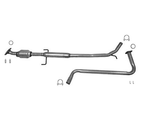 Exhaust Resonator and Extension Pipe Replacement Kit for 11-16 Scion Tc Dual Catalytic Converter Ready Durable OE-Grade Parts
