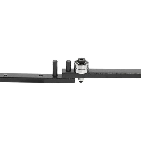 Heavy Duty Manual Rebar Bender Tool For Steel Pipe And Aluminum Flat Bar adjustable metal bending lever with steel rollers.