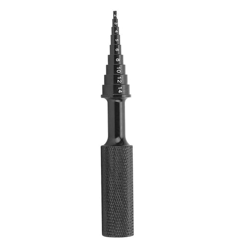 Badass RC Bearing Removal Tool 2 To 14 Millimeter Aluminum Alloy Steering Hub Carrier Disassembly Kit Non Slip Grip Extractor For Remote Control Cars Black