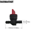 Heavy Duty Quarter Inch Gas Fuel Line Hose Kit With Clamps Valves And Filters For Briggs And Stratton Craftsman MTD Kawasaki Kohler