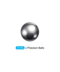 9mm 304 Stainless Steel Precision Bearing Balls Set, 10 Pieces For Industrial Machinery, Automotive, And DIY Projects, Pro Grade Beads For Bearings, Casters, Drawer Slides, And Semi Precision Applications. single 304 stainless steel precision ball, 10 pcs