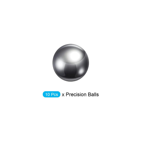 9mm 304 Stainless Steel Precision Bearing Balls Set, 10 Pieces For Industrial Machinery, Automotive, And DIY Projects, Pro Grade Beads For Bearings, Casters, Drawer Slides, And Semi Precision Applications. single 304 stainless steel precision ball, 10 pcs