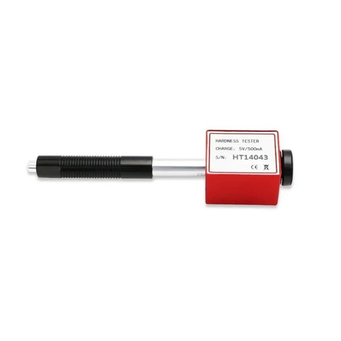 Built Tough Portable Pen Type Digital Leeb Hardness Tester Delivering Dead On Sclerometer Readings And Sunlight Bright Screen for easy Rockwell checks.