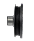Side view of Harmonic Balancer For Ram 1500 Classic 2019 Black Direct Replacement Serpentine Drive Belt Type Keyway 1 Mounting Hole