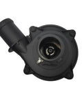 Dead Nuts Direct Fit 12V Electric Water Pump 13592753 for LaCrosse Eg6 Eg7 top view, showing inlet and motor design.