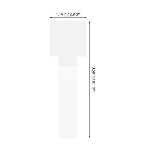 Self Adhesive Cable Straps Keep Your Desk Clean And Tangle Free Bundle Wires Fast With Reusable Hook And Loop Design, White nylon strap, 1.14 x 3.58 in.