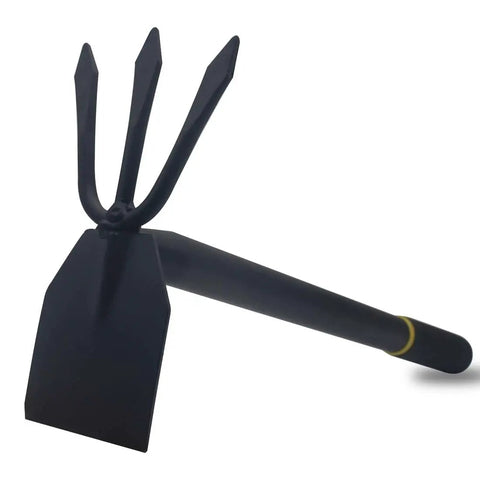 2 In 1 Garden Hoe And Cultivator With Adjustable Handle Built Tough Carbon Steel Blade for Loosening Soil Weeding Digging and Cultivation