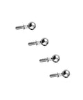 Steel Pivot Ball 6X14X35mm For Arrma 1/8 Kraton Outcast Notorious 6s RC Car Beefed Up Upgrade Kit 4 Pack Durable Metal Replacement Parts Built To Last Premium Quality Heavy Duty Upgrade For Long Lasting RC Performance, 4 steel pivot balls