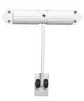 Easy Install Door Closer 180 Degree Silent Soft Close For Interior Doors, adjustable aluminum body front view.