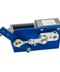 12V Linear Actuator With 90 Degree Stroke And 110 RPM No Load Speed 0.67 Kgcm Torque DC Worm Geared Motor Plug And Play Setup visible on table