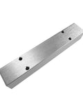 7 Port Aluminum Air Hose Inline Manifold Block Splitter 1/2 NPT Input 1/4 NPT Output Pneumatic Fitting in anodized aluminum
