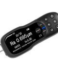 Professional Digital Surface Roughness Tester With Bright Oled Display And 21 Parameters For Fast Shop Quality Control showing OLED screen and micrometer scale.