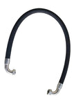 Top Shelf Replacement Hose For Screw Air Compressor Part 19019538 curved black durable air line tubing with metal ends.